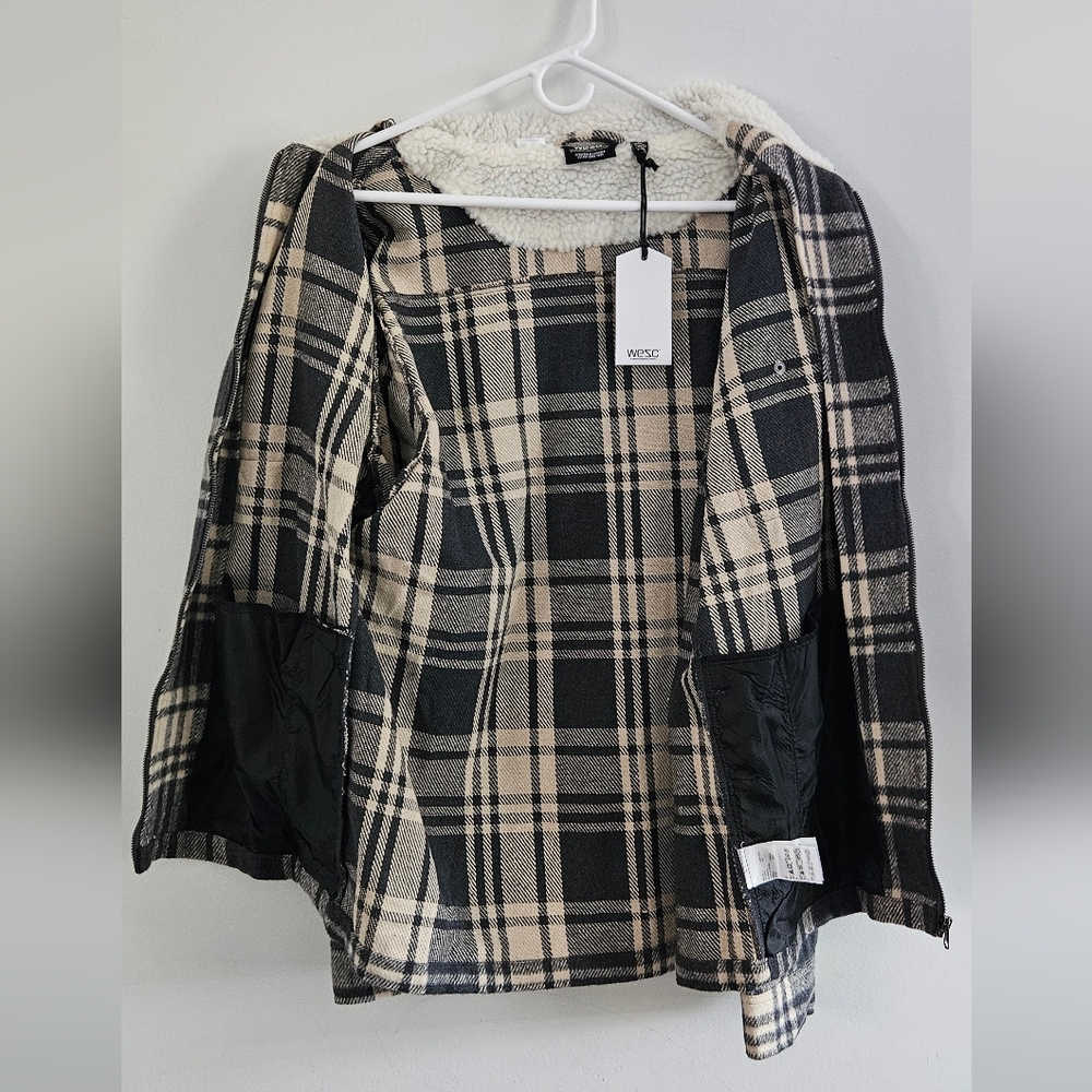 Wesc Unisex Liam Plaid Full-Zip Shirt Jacket Size Men's/Women's - XL/XXL NWT - Picture 7 of 11